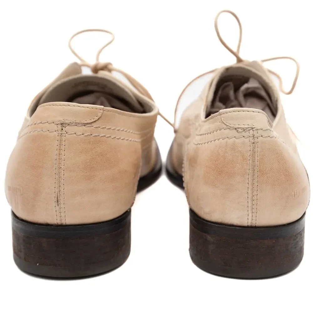 Ted Baker Light Tan Leather Lace Up Derby Shoes Size 12